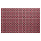 Tissu Chèques de Jacquard rouge et noir (Yard)