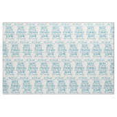 Tissu Chercher ce qui compte Turquoise (Fat Quarter)