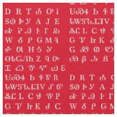 Tissu cherokee de motif d'écriture (Détail)