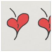 Tissu Cherry Hearts (Fermer)