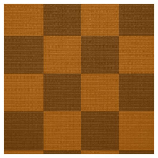 Tissu Chestnut Brown Checker foncé (Échantillon)