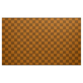 Tissu Chestnut Brown Checker foncé (Yard)