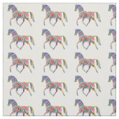 Tissu Cheval arc-en-ciel (Échantillon)