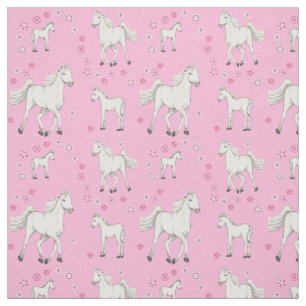 Tissu Cheval blanc