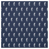 Tissu Cheval de mer Blue Wave Wht/Navy ID836 (Échantillon)