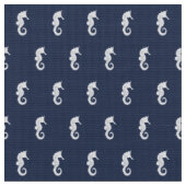 Tissu Cheval de mer Blue Wave Wht/Navy ID836 (Fermer)