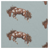 Tissu Cheval de peinture à bouchon (fermé)