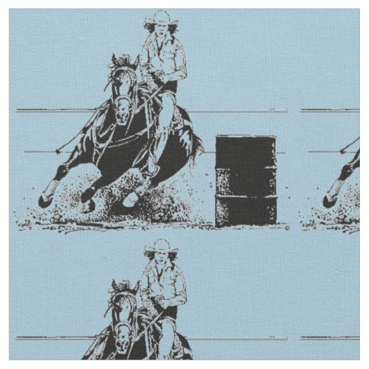 Tissu Cheval d'emballage de baril (Fermer)