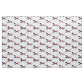 Tissu Cheval Drapeau Texas en course (Yard)