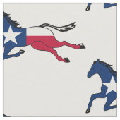 Tissu Cheval Drapeau Texas en course (Fermer)