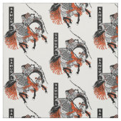 Tissu Cheval japonais de samouraï (Échantillon)