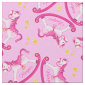 Tissu Cheval rocheux rose filles nom harper nursery (fermé)