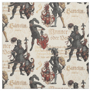 Tissu Chevalier de la Renaissance allemande