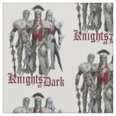 Tissu Chevalier des ténèbres (Détail)