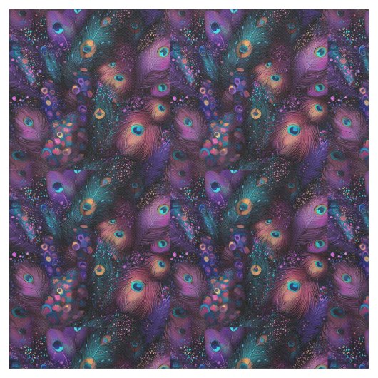 Tissu chevauchement de Peacock (Échantillon)