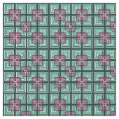 Tissu Chevauchement des Carrés (Fermer)