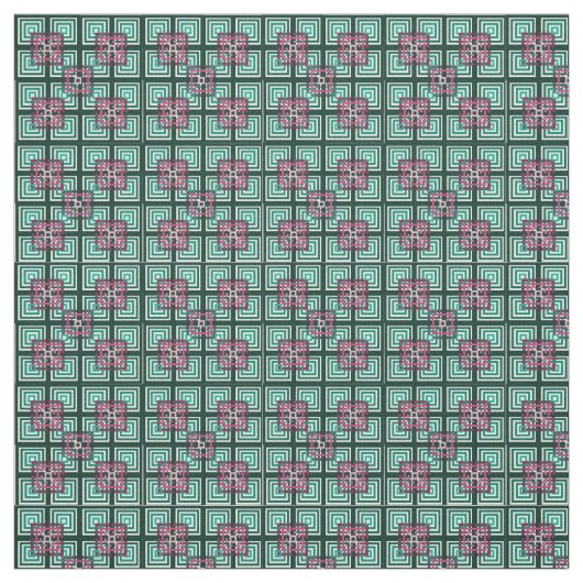 Tissu Chevauchement des Carrés (Échantillon)