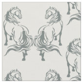 Tissu chevaux (Fermer)