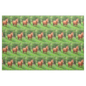 Tissu Chevaux à la campagne (Fat Quarter)