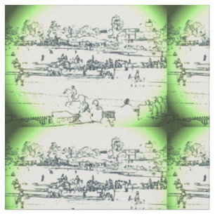 Tissu Chevaux au Royal Show Perth Cotton Fabric