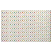 Tissu chevaux d'arc-en-ciel blancs (Yard)