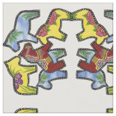 Tissu Chevaux de Dala (Fermer)