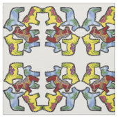 Tissu Chevaux de Dala (Échantillon)