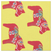 Tissu Chevaux de Dala (Fermer)