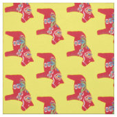 Tissu Chevaux de Dala (Échantillon)