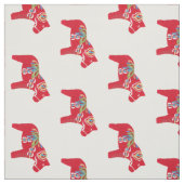 Tissu Chevaux de Dala (Échantillon)