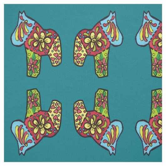 Tissu Chevaux de Patchwork (Échantillon)