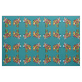 Tissu Chevaux de Patchwork (Fat Quarter)