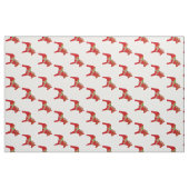 Tissu Chevaux Red Dala (Fat Quarter)