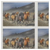 Tissu Chevaux sauvages (Détail)