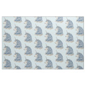 Tissu Cheveux de bleu de licorne (Fat Quarter)