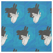 Tissu Chèvre Billy Ombre sur Bleu (Fermer)