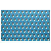 Tissu Chèvre Billy Ombre sur Bleu (Fat Quarter)