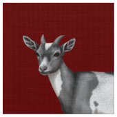 Tissu Chèvre tachetée gris mou (Fermer)