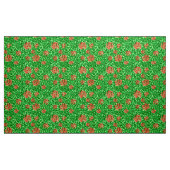Tissu Chèvrefeuille de William Morris, rouge et vert de (Yard)