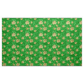 Tissu Chèvrefeuille, pêche et vert de William Morris (Yard)