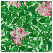 Tissu Chèvrefeuille, rose et vert de William Morris (Fermer)
