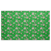 Tissu Chèvrefeuille, rose et vert de William Morris (Yard)