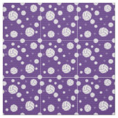 Tissu Chevron de volley-ball violet (Échantillon)