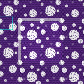 Tissu Chevron de volley-ball violet (Carreau)