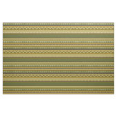 Tissu Chevron géométrique et rayures vert (Fat Quarter)