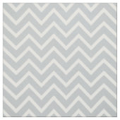 Tissu Chevron gris et blanc simple classique (Échantillon)