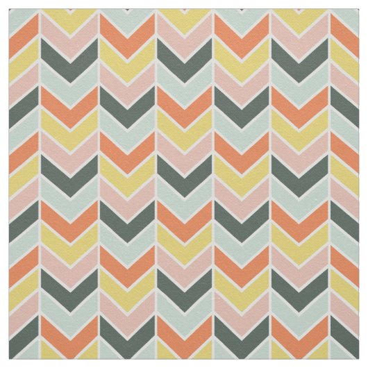 Tissu Chevron joyeux (Échantillon)