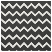 Tissu Chevron noir blanc (Échantillon)