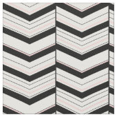 Tissu Chevron noir blanc et blanc (Fermer)