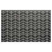 Tissu Chevron noir et blanc (Fat Quarter)